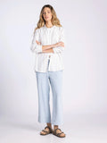 Thread & Supply Striped Linen Top