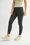 Micro-Ribbed Pocket Leggings