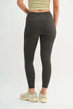 Micro-Ribbed Pocket Leggings