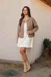 Raw Edge Knit Cardigan
