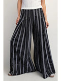 Striped Wide Leg Pants