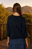 Drop Shoulder Knit Sweater