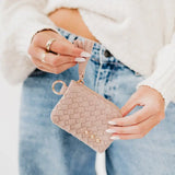 Suede Card Wallet