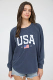 USA Raglan Knit Top