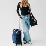 Quilted Tote Roller Bag