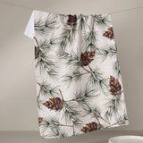 Evergreen Frost Tea Towel
