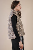 Leopard Puffer Vest