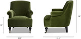 Velvet Accent Chair