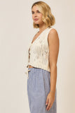 Cable Knit Sweater Vest