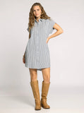 Thread & Supply Pinstripe Shirt Dress