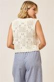 Cable Knit Sweater Vest