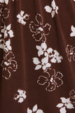 Curvy Floral Buttoned Dress