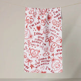 Valentine's Affirmations Bar Towel