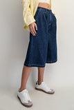 Wide Leg Long Shorts