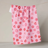 Collecting Buttons Tea Towel