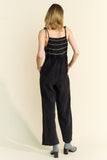 Smocked Gauzy Jumpsuit