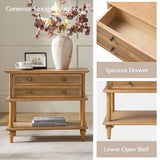 Open Shelf End Table