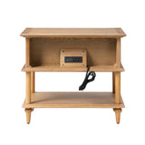 Open Shelf End Table