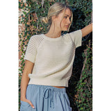 Short Sleeve Knit Top