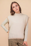 Side Tie Open Sweater Vest