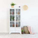 White Metal Cabinet