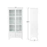 White Metal Cabinet