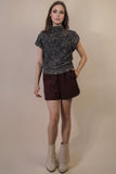 Soft Knit Leopard Top