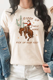 Giddy Up Christmas Graphic Tee