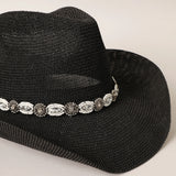 Cowboy Hat With Jeweled Belt