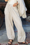 Striped Linen Pants