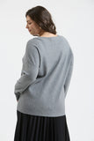 Curvy V Neck Sweater