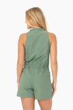 Sleeveless Cargo Romper