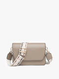 Noah Crossbody w Guitar Strap: Parchment