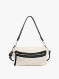 Brookie Sherpa Bag: Off White