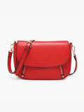 Lindsay Crossbody: Cherry Red