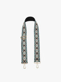 Tribal Guitar Strap: Turquoise