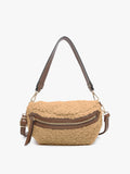 Brookie Sherpa Bag: Tan