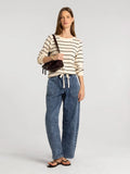Thread & Supply Ribbed Crew Neck Top