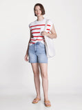 Thread & Supply Striped Cap Sleeve Sweater